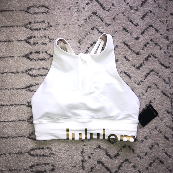 Lululemon Energy Bra Zip Special Edition - White - Picture 4 of 7